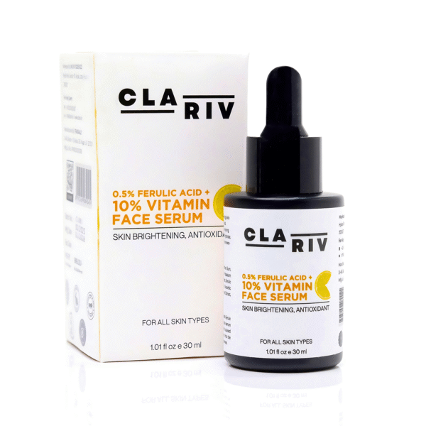 CLARIV 10% Vitamin C + 0.5% Ferulic Acid Face Serum - Image 2